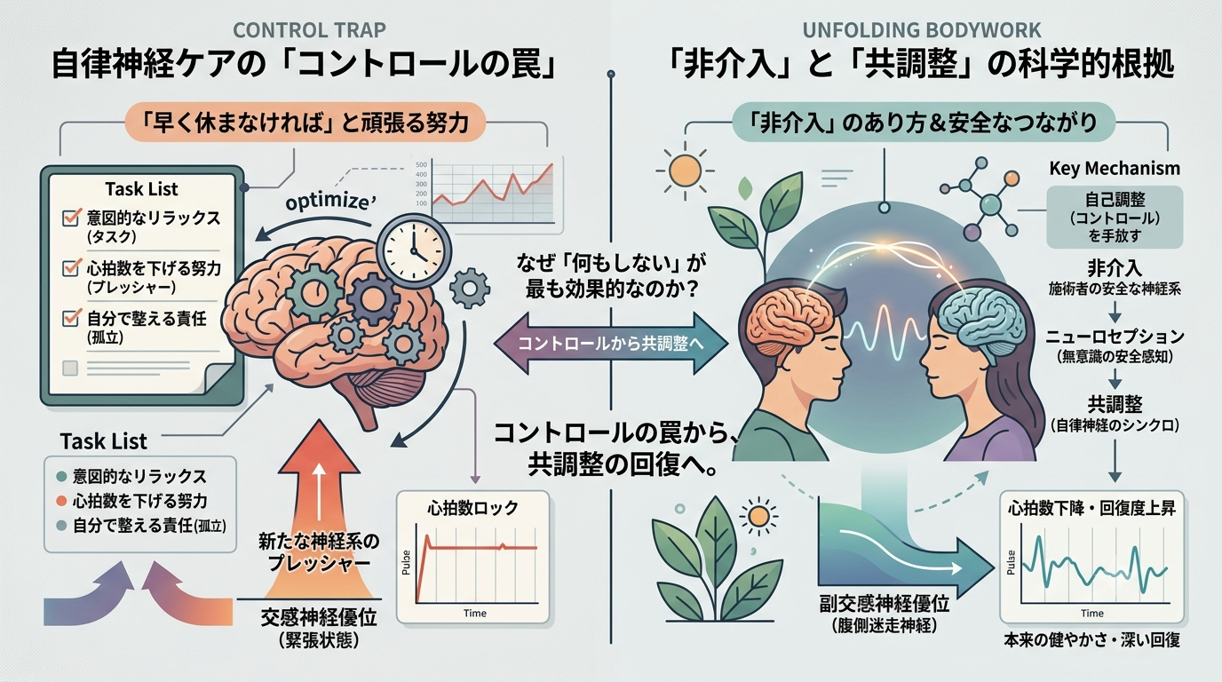 自律神経をコントロールしようとする罠と、「非介入」のあり方